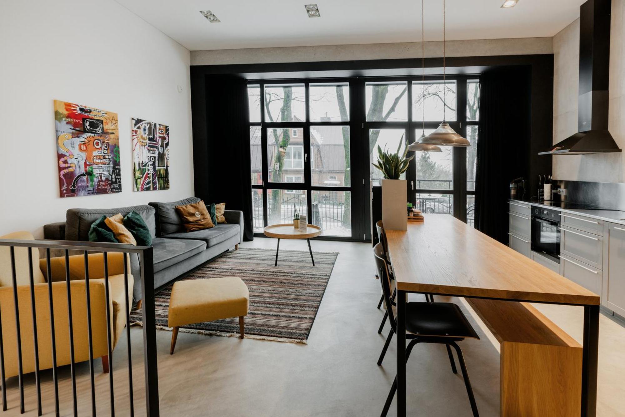 Modern And Spacious Loft Type Apartment 8 With Free Private Parking By "Owl Jazz Apartments" Kaunas Exteriör bild