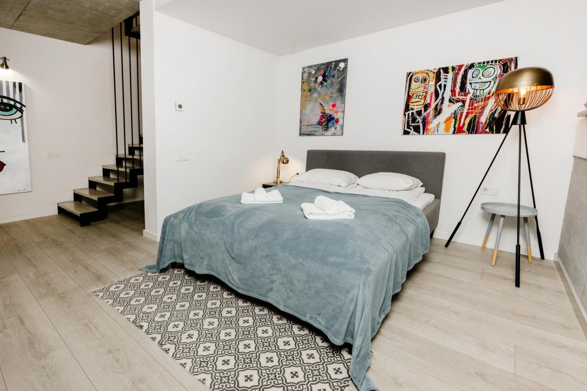 Modern And Spacious Loft Type Apartment 8 With Free Private Parking By "Owl Jazz Apartments" Kaunas Exteriör bild